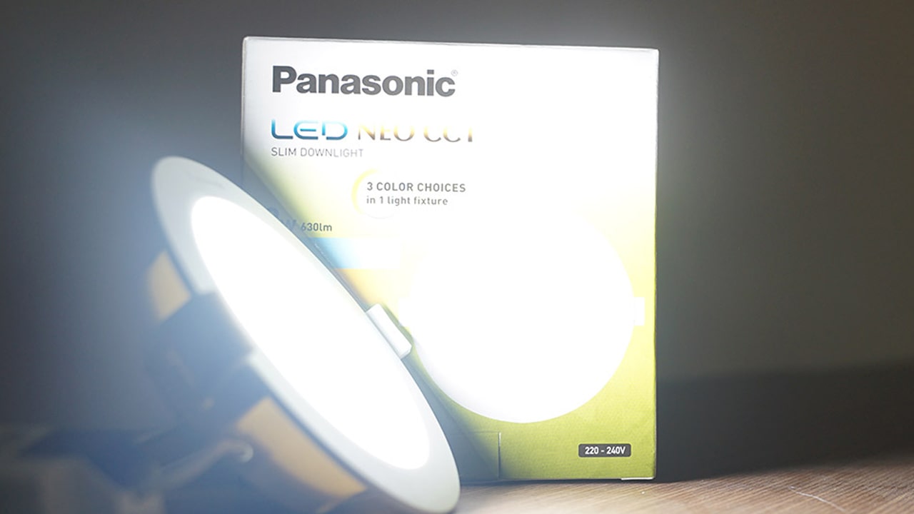 Đèn LED Âm Trần Panasonic – Ánh sáng dịu nhẹ, bảo vệ mắt tối đa